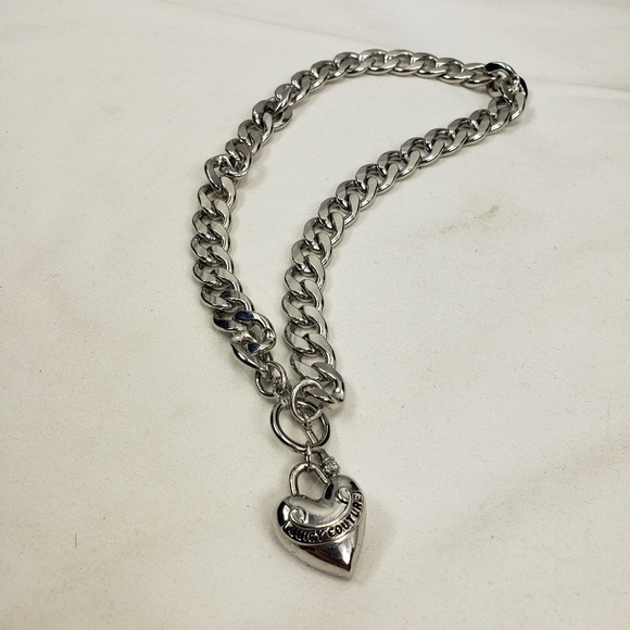 Juicy Couture Silver Chunky Charm Necklace - Picture 4 of 7